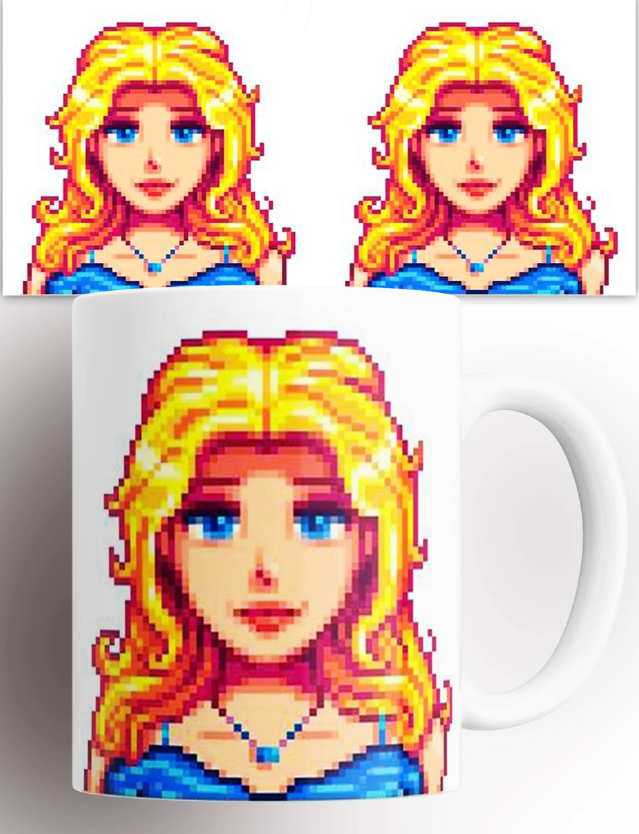 Stardew Valley Villager Pixel  - đánh giá và giá Anime Merchandise Mugs