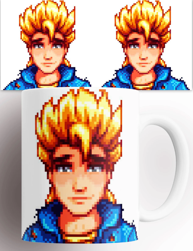 Stardew Valley Villager Pixel  - đánh giá và giá Anime Merchandise Mugs